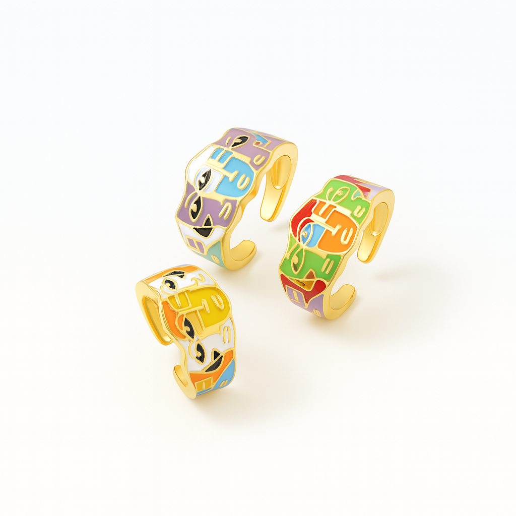 Faces & Places Ring