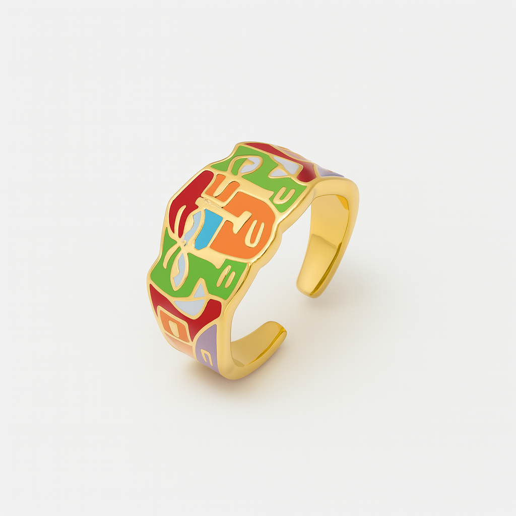 Faces & Places Ring